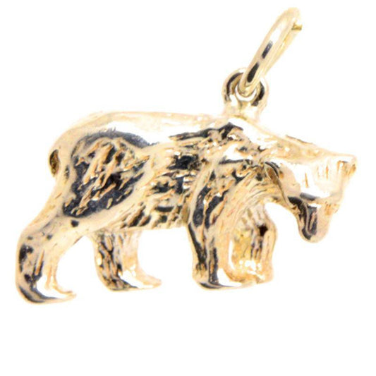 Gold Polar Bear Charm - Perfectcharm - 1