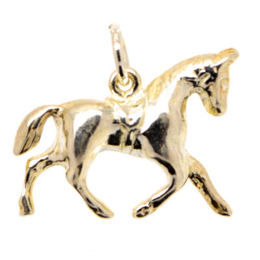 Gold Prancing Horse Charm - Perfectcharm - 1