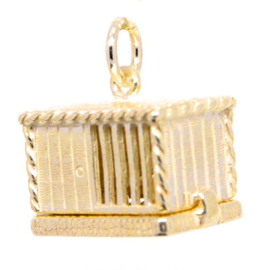 Gold Rabbit Hutch Charm - Perfectcharm - 1