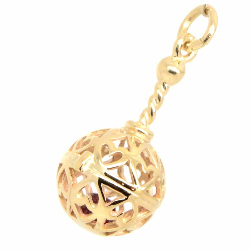 Gold Rattle Charm - Perfectcharm - 1