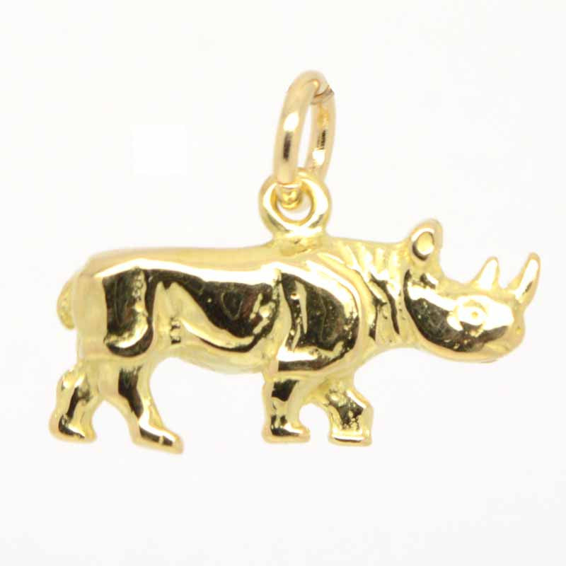 Gold Rhino Charm - Perfectcharm - 3