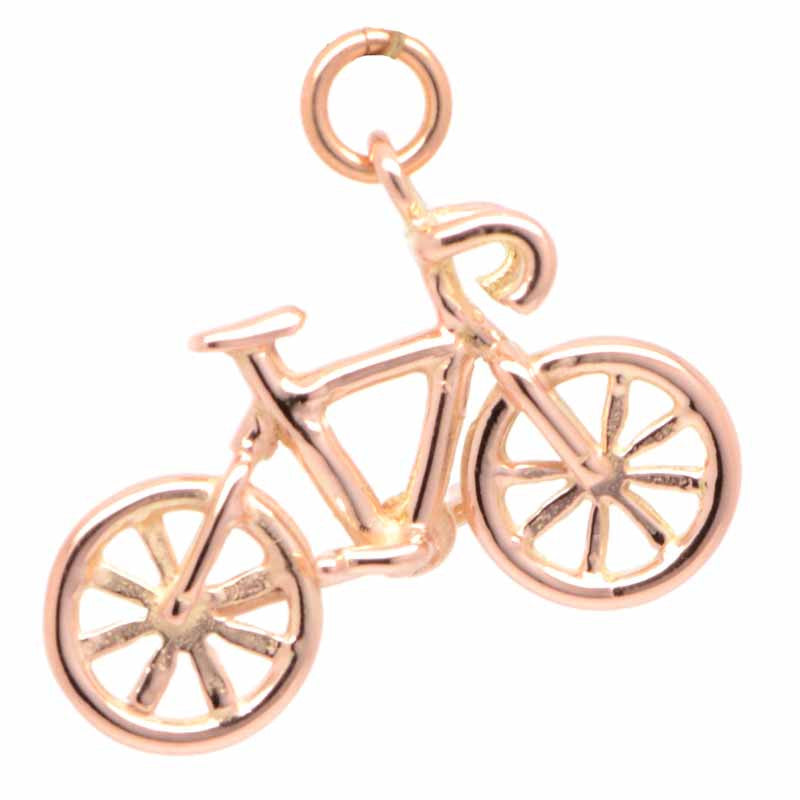 Gold Road Racing Bike Charm - Perfectcharm - 3