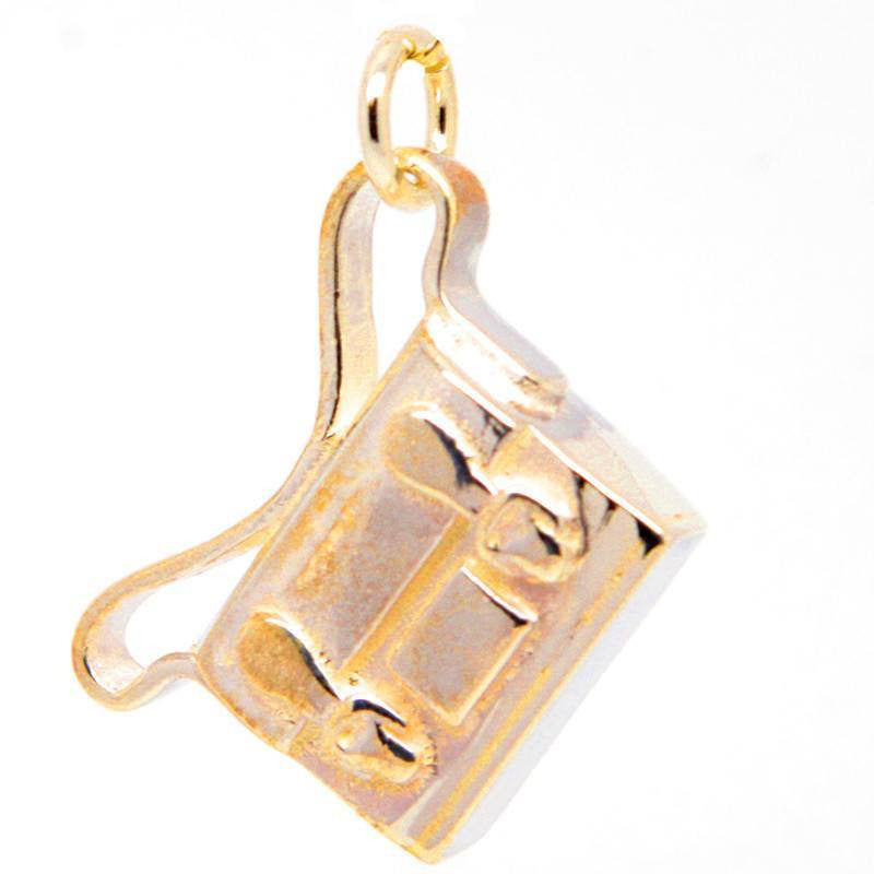Gold Satchel or school bag Charm - Perfectcharm - 1