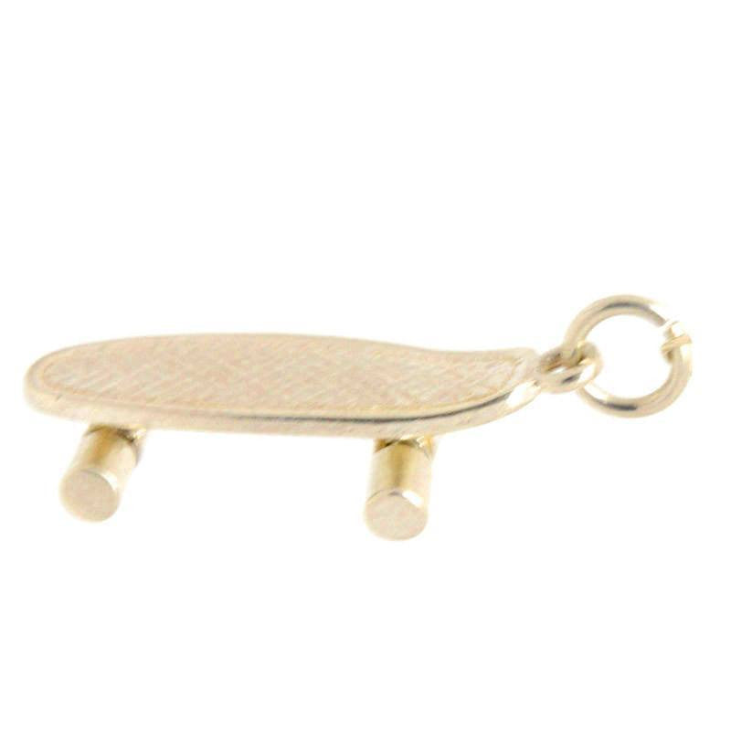 Gold Skateboard Charm - Perfectcharm - 1