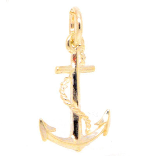 Gold Small Anchor Charm - Perfectcharm - 1