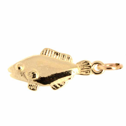 Gold Charm - Gold Small Fish Charm