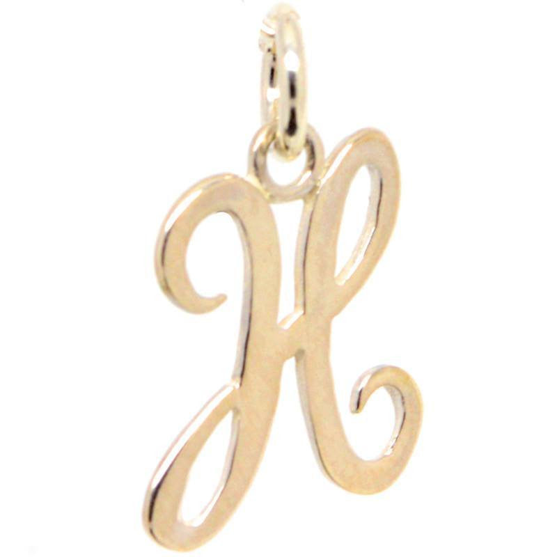 Gold Small Italic H Charm - Perfectcharm - 1