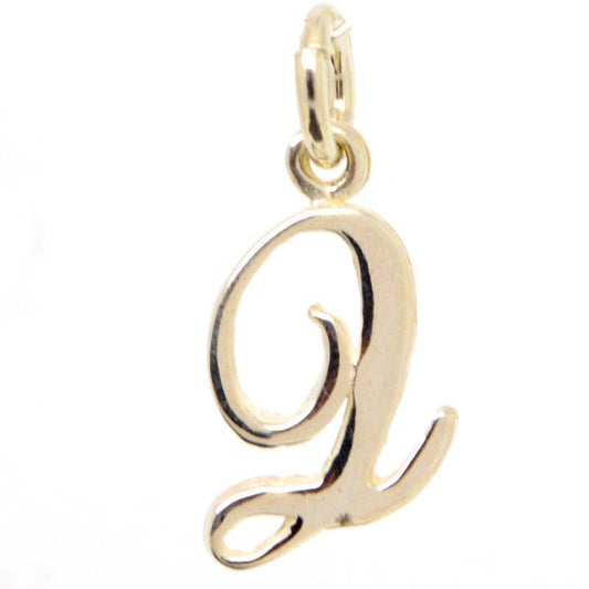 Gold Small Italic Q Charm - Perfectcharm - 1