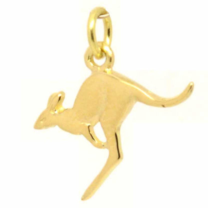 Gold Charm - Gold Small Kangaroo Charm