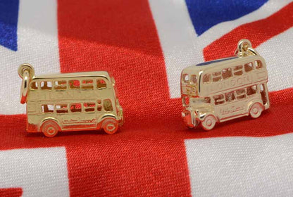 Gold Small London Bus Charm - Perfectcharm - 4