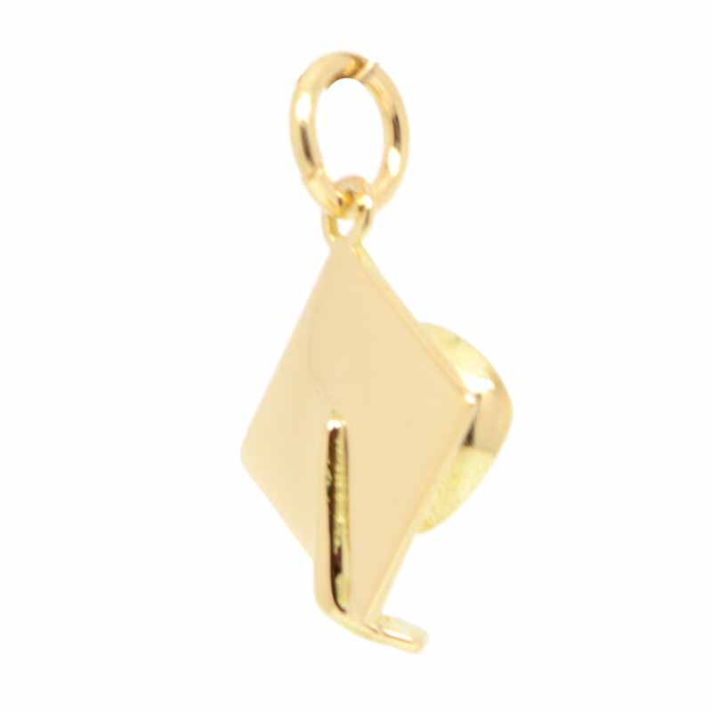 Gold Small Mortarboard Charm - Perfectcharm - 1