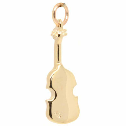 Gold Charm - Gold Small Violin Charm