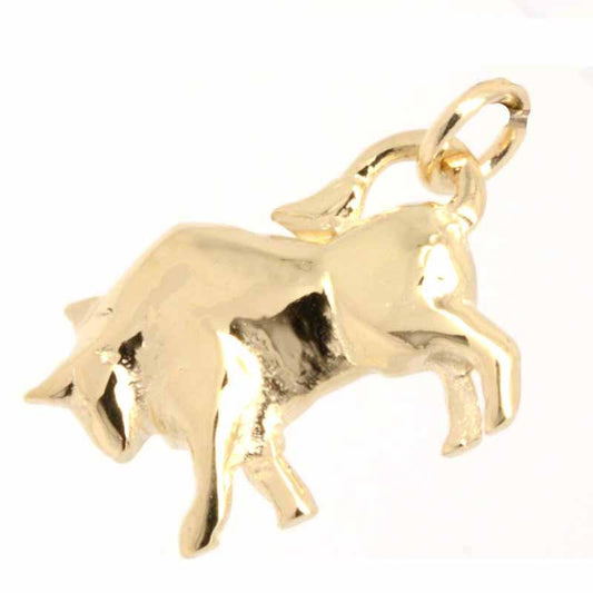 Gold Charm - Gold Spanish Bull Charm
