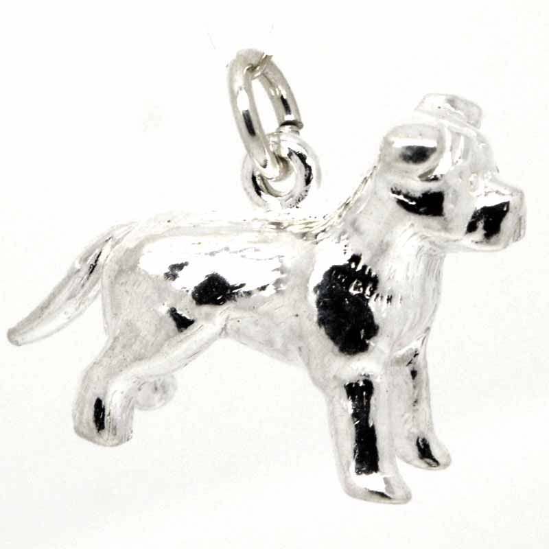 Gold Staffordshire Bull Terrier Charm - Perfectcharm - 3