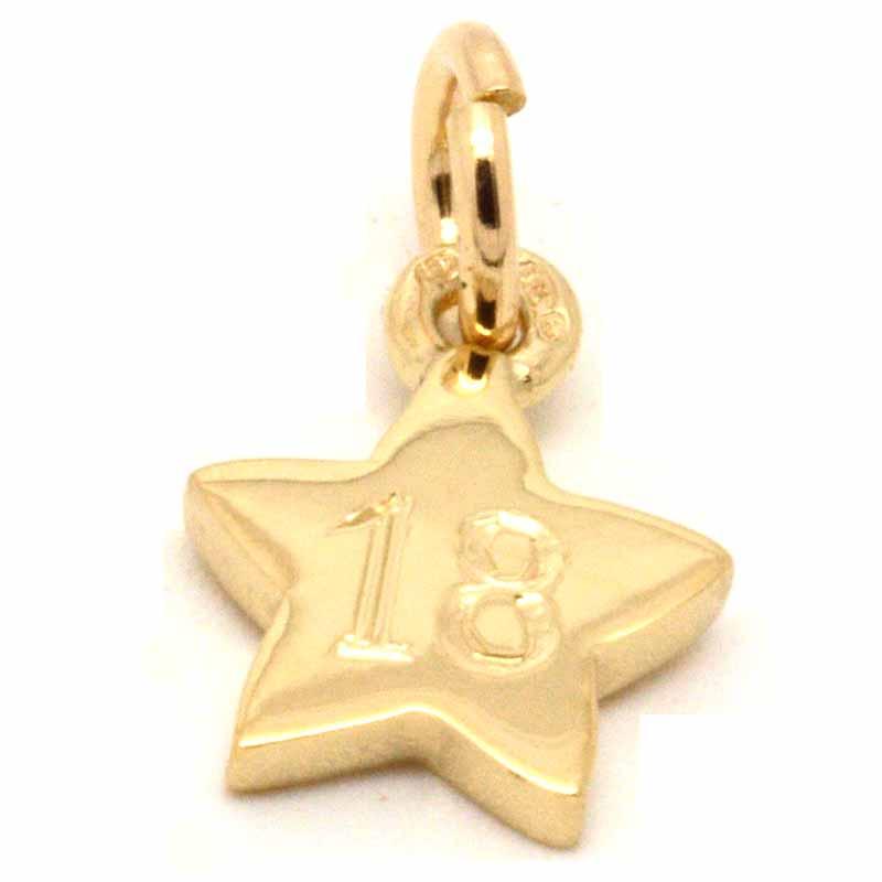 Gold Charm - Gold Star Charm