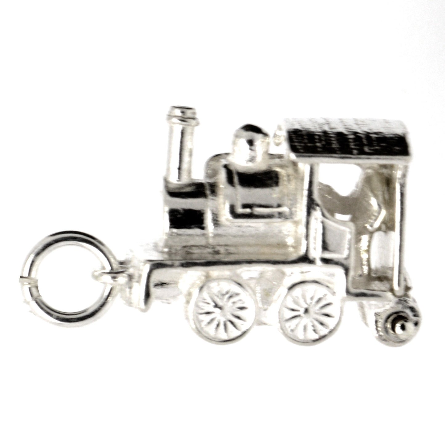 Gold Steam Engine Train Charm - Perfectcharm - 2