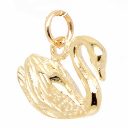 Gold Swan Charm - Perfectcharm - 1