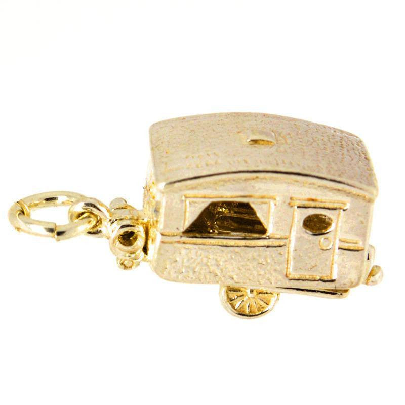 Gold Touring Caravan Charm - Perfectcharm - 1