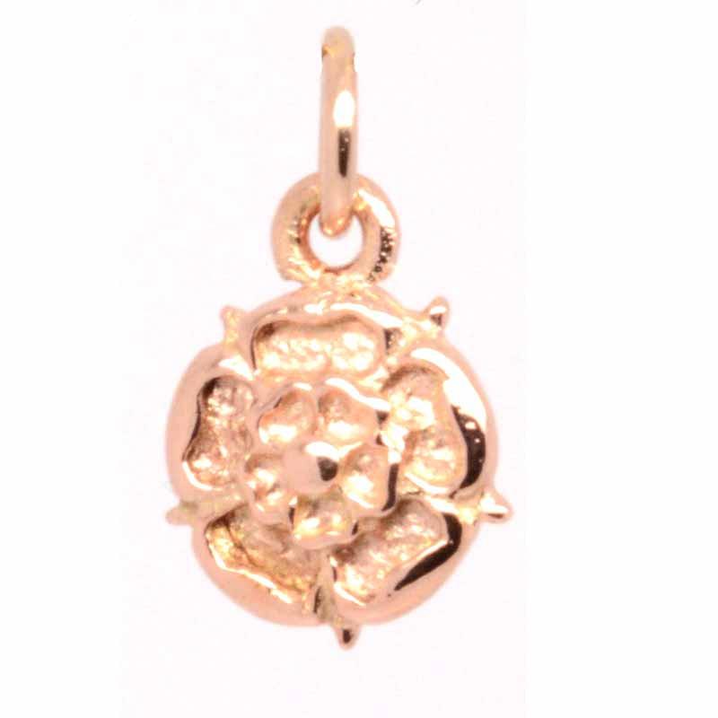 Gold Charm - Gold Tudor Rose Charm