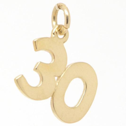 Gold Two digit number Charm - Perfectcharm - 1