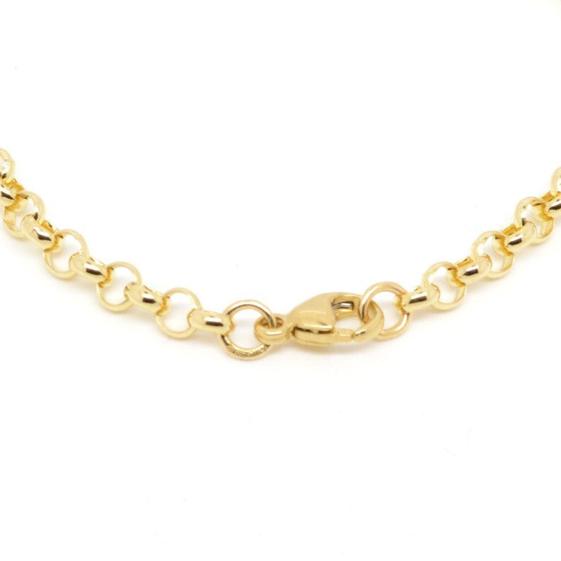 9ct Rose Gold Round Belcher Necklace - Perfectcharm