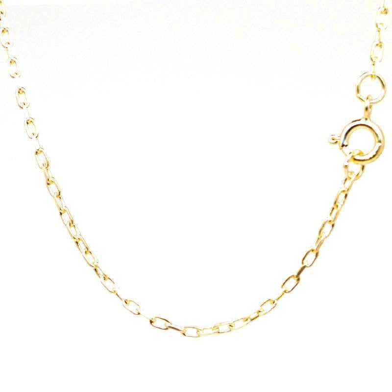 9ct Yellow Gold Fine Filed Trace Necklace - Perfectcharm