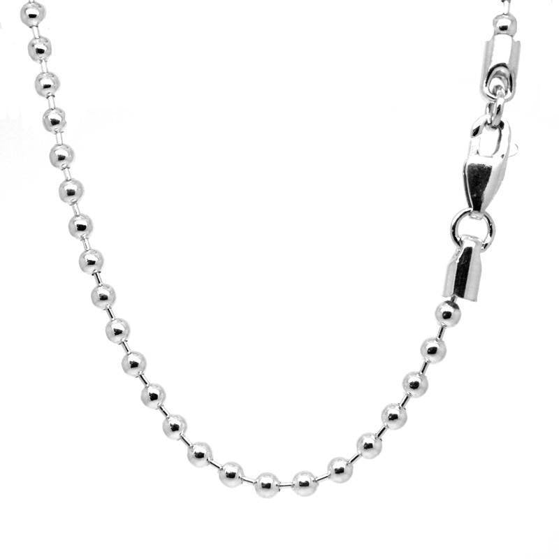 Sterling silver bead necklace - Perfectcharm
