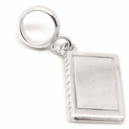 Stock - Silver Book Charm